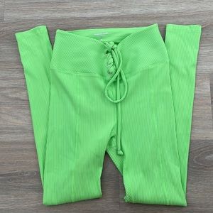 NEW Year of Ours Ribbed Lace Up Legging - Never Worn